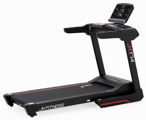 Jk Fitness Tapis Roulant Elettrico Jk174【Velocità 1-22Km/H】Motore Potente 3.75 Hp(Picco 4.75 Hp) [Inclinazione 15 Livelli]Superficie 54X160Cm (Ammorti