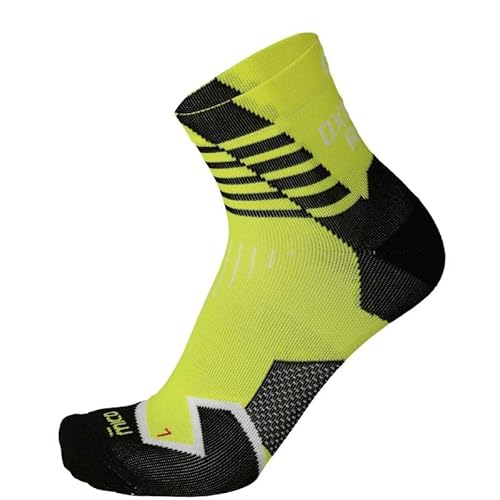Mico - Calza Run Corta Light Compressione Oxi Jet - Giallo-M