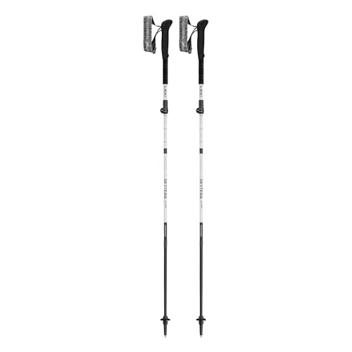 Leki Skytera Fx Carbon Sl - Bastoni Da Passeggio Pieghevoli, Regolabili, Leggeri, Per Escursioni, Impacchettamento Rapido E Alpinismo, 110-130 Cm, Col