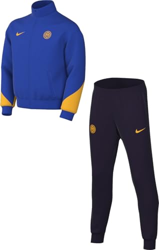 Nike Inter Milan Strike Third Dri-Fit Fq2658-438 - Tuta Da Allenamento Per Calcio, In Maglia (Bambini Più Grandi), Blu Lione E Blu Scuro/University Go