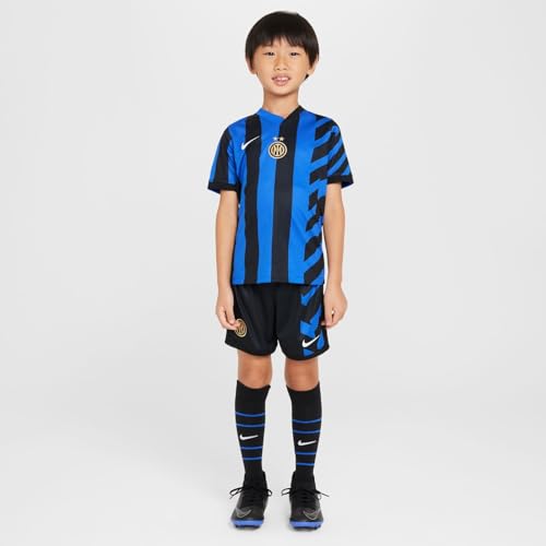 Nike Divisa Da Calcio Replica In 3 Pezzi Inter 2024/25 Stadium Per Bambino/A – Home, Lyon Blue/Black/Lyon Blue/White, Fn9227-440, Xl