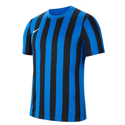 Nike Dri-Fit Division Iv, Maglia Manica Corta Uomo, Royal Blu/Nero/Bianco, 2Xl