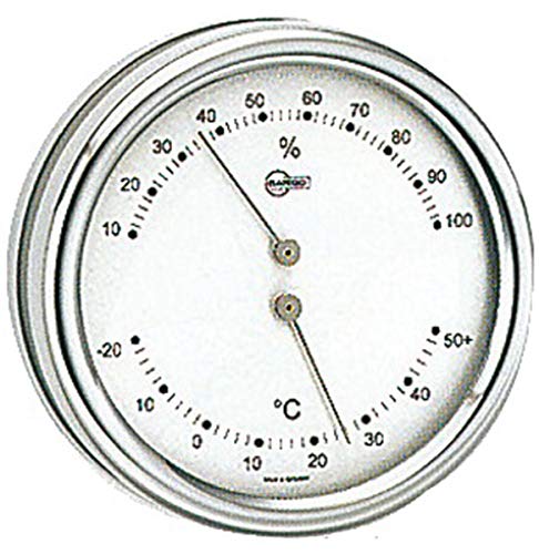 Barigo Termo/Igrometro Orion Quadrante Argento