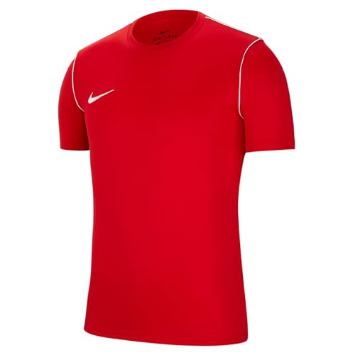 Nike Park 20, Maglia Manica Corta Bambino, Universita 'Rosso/Bianco/Bianco, 10-11 Anni