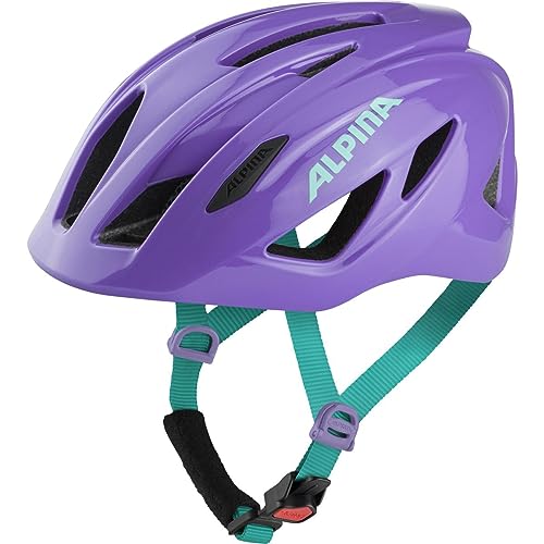 Alpina Unisex - Bambini, Pico Casco Da Ciclismo, Purple Gloss, 50-55 Cm