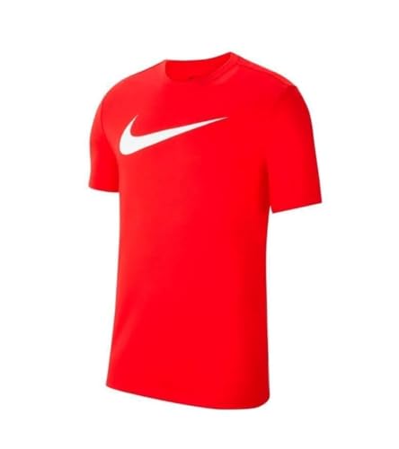 Nike Cw6941-657 Y Nk Df Park20 Ss Tee Hbr T-Shirt Unisex Ragazzi University Red/White Taglia M