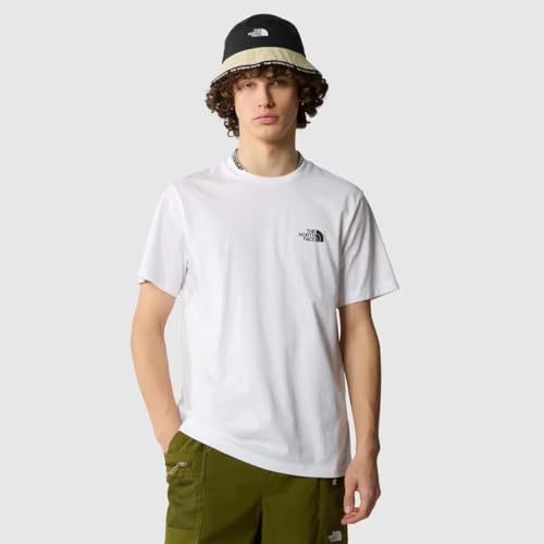 The North Face Nf0A87Ngfn4 M S/S Simple Dome Tee T-Shirt Uomo Tnf White Taglia L