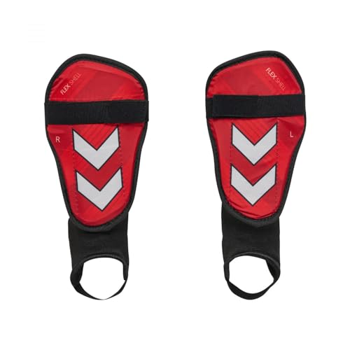 Hummel Hml Shin Guards Flex Shell - Hml Parastinchi Flex Shell Unisex-Adulto, Pompeian Red, S -