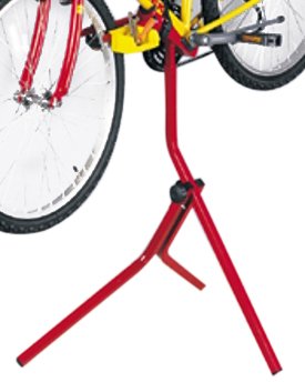 Mottez, Piede Di Supporto Per 1 Bici Support Pied Atelier Vélo, Rosso (Rouge), 1 Bicicletta
