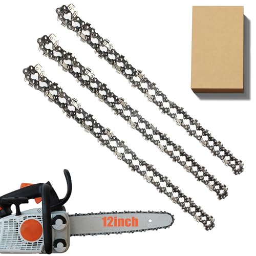Confezione Da 3 Catene Per Motosega Per Barra Da 30 Cm, 3/8" Lp 44 Maglie, Calibro 109,2 Cm, Catena Di Ricambio Adatta Per Stihl Ms170 Ms171 Mse170 Ms