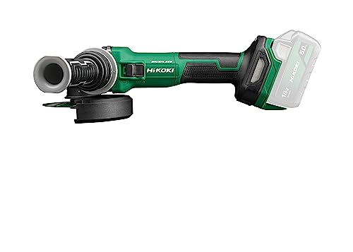 Hikoki Akku Winkelschleifer G1813Dve, Schleifscheiben Ø: 125 Mm (18V, Leerlaufdrehzahl: 3200-8000 Min-1/ Mit (At Modus), Antriebsspindel: M14, Brushle