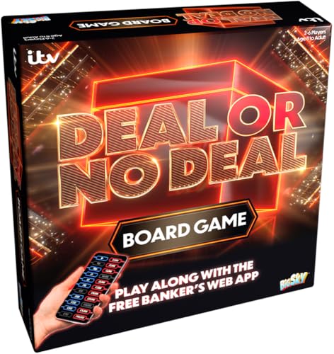 Big Sky Games Gioco Da Tavolo Deal Or No Deal - Strategia, Fortuna Game Show Per 6 Giocatori, Età 8+