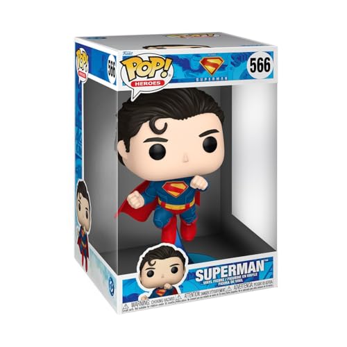 Funko Pop! Jumbo: Superman 2025- Superman - Figura In Vinile Da Collezione - Idea Regalo - Merchandising Ufficiale - Giocattoli Per Bambini E Adulti -