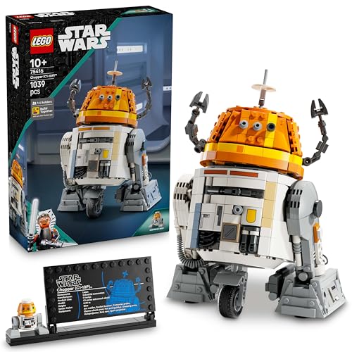 Lego Star Wars 75416 Droide Astromeccanico Chopper (C1-10P) - Robot Giocattolo Da Costruire Con Testa Mobile, Braccia E Ruota Centrale Staccabili - Re