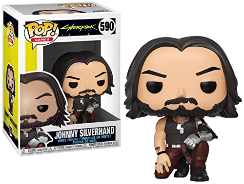 Funko- Pop Games 2077-Figura Da Collezione, Multicolore, 47161, Cyberpunk 2077- Johnny Silverhand