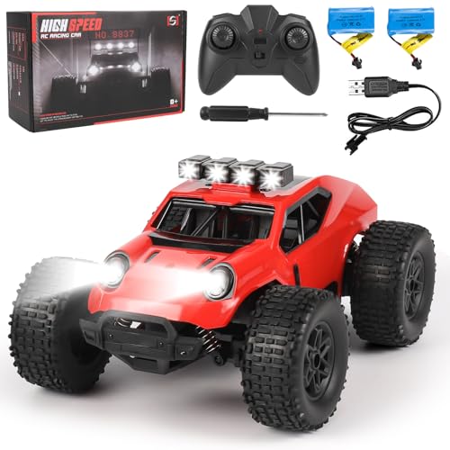 Comius Sharp Macchina Telecomandata,1/20 25Km/H Macchina Radiocomandata Ad Alta Velocità, Fuoristrada A Trazione Integrale Con Luci A Led, Regalo Per