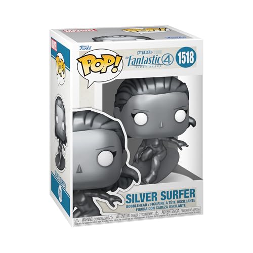 Funko Pop! Marvel: Fantastic Four (2025) - Silver Surfer - Figura In Vinile Da Collezione - Idea Regalo - Merchandising Ufficiale - Giocattoli Per Bam