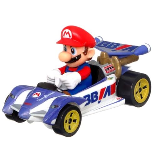 Modellino Diecast Kart Mario Circuit Special Da Super Mario Kart - Scala 1:64 Lunghezza 5Cm