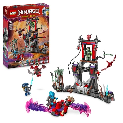 Lego Ninjago Villaggio Della Tempesta Dragoniano - Castello Giocattolo Da Costruire Con Funzioni Interattive E 6 Minifigure Con Armi, Giochi Per Bambi