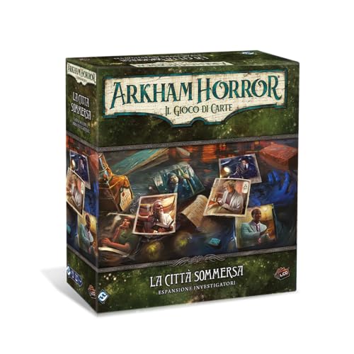 Asmodee - Arkham Horror Lcg – La Città Sommersa – Esp. Investigatori, Espansione Gioco Da Tavolo, 1-4 Giocatori, 14+ Anni, Edizione In Italiano