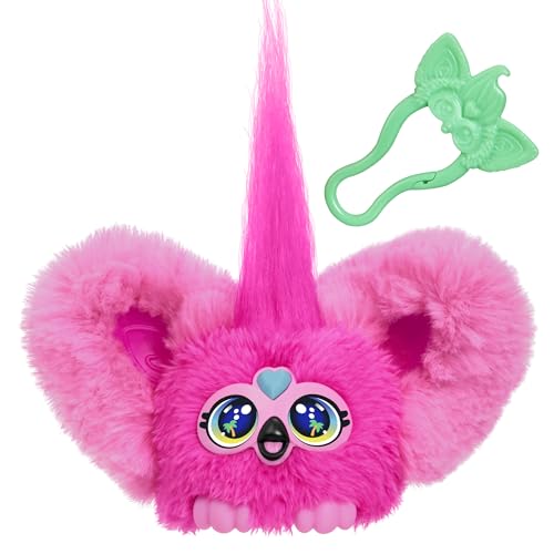 Furby Furblets, Flo-Flo, Peluche Fenicottero Giocattolo In Miniatura Per Bambini E Bambine Dai 6 Anni In Su, Oltre 45 Suoni E Melodie, Con 2 Clip Port
