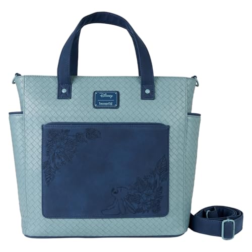 Loungefly Borsa Tote Convertibile Ricamata Disney Stitch