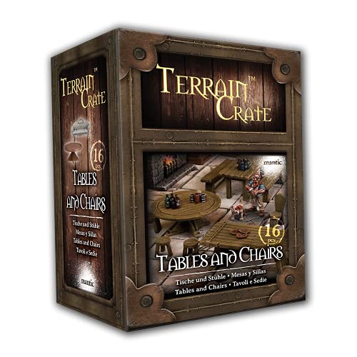 Mantic Games - Terreno Crate - Tavoli E Sedie - Mgtc167