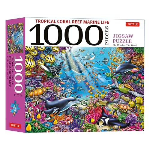 Tropical Coral Reef Marine Life - 1000 Piece Jigsaw Puzzle