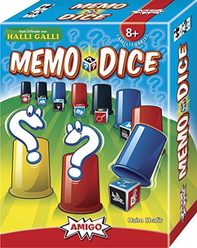 Amigo Spiel + Freizeit- Amigo Gioco + Tempo Libero 01759-Memo Dice, Colore Oro, 01759