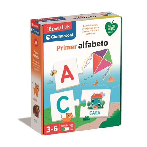 Clementoni-Mi Abecedario Set, Multicolore, S, 55315