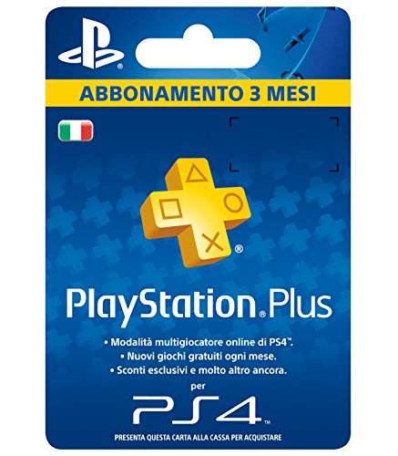 Playstation Plus Card Hang Abbonamento 3 Mesi
