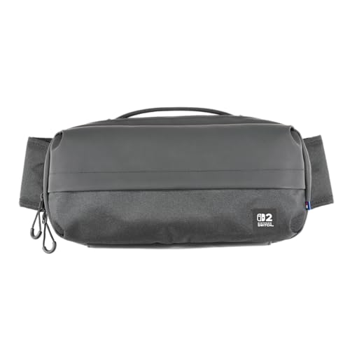 Hori Borsa A Tracolla Adventure Pack (Nera) – Borsa Con Tracolla Per Il Trasporto Della Nintendo Switch 2 - Licenza Ufficiale Nintendo