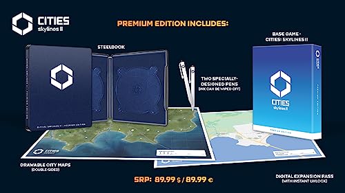 Cities: Skylines Ii Premium Edition (Pc). Für Windows 10/11
