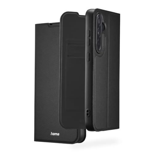 Hama Daily Protect - Custodia A Portafoglio Per Samsung Galaxy A36 5G, Colore: Nero