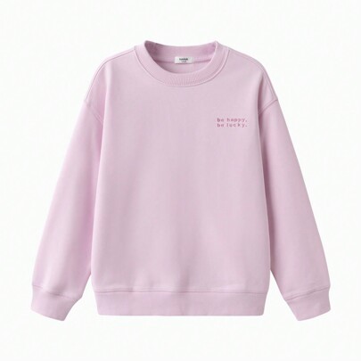 Felpa da ragazza Tween, elegante top casual primaverile