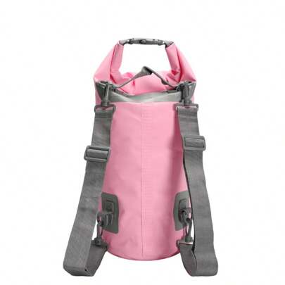 Borsa impermeabile in PVC a doppia spalla, borsa da sport per escursioni, galleggiamento, vela, canoa, barca e nuoto, zaino da trasporto