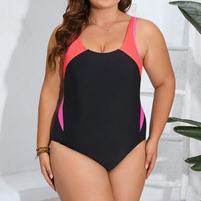 Costume da bagno donna Costumi da bagno sportivi Controllo della pancia Costume da bagno sportivo con coppe Costumi da bagno interi