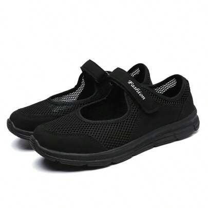 Scarpe da donna traspiranti in tela, sneaker bianchi da donna, scarpe casual da donna traspiranti in rete, scarpe da trekking, scarpe da lavoro da don