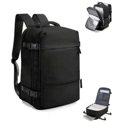 Grande zaino da viaggio unisex, zaino da computer per computer portatile da ufficio, zaino cabina 40x20x25 approvato per i voli, zaino impermeabile mu