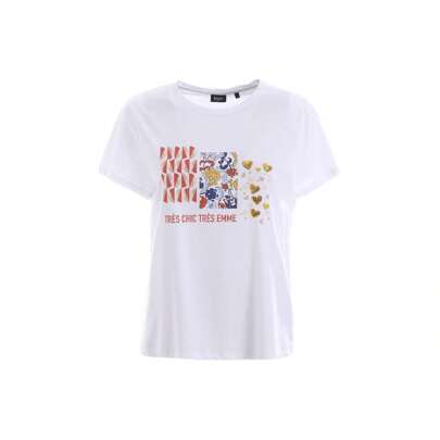 Emme Marella T-shirt Bianco 2515971071200