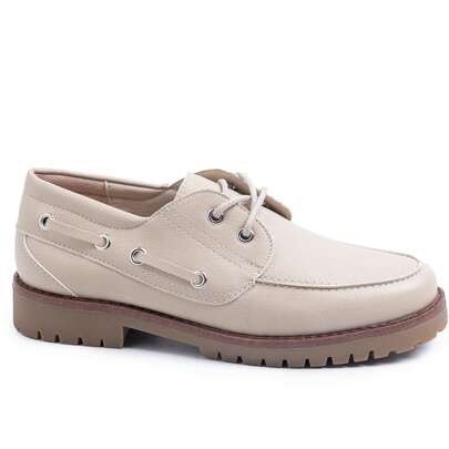 Scarpe classiche da barca donna con suola dentata - Scarpe da barca durevoli con punta a mocassino per uso casual e all'aperto