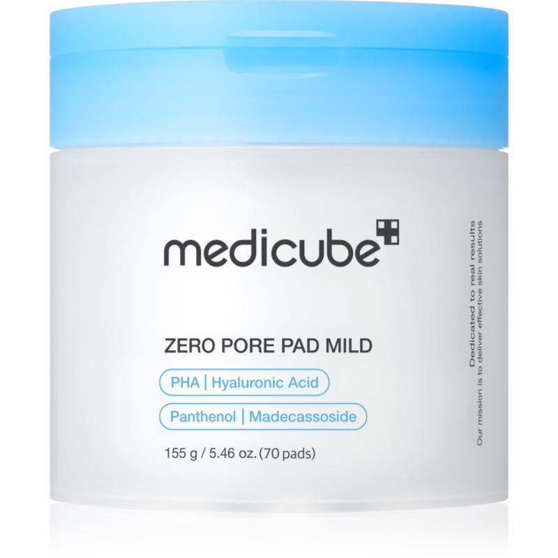 Medicube Zero Pore Pad Mild Dischetti Esfolianti Viso Per Pelli Sensibili 70 Pz