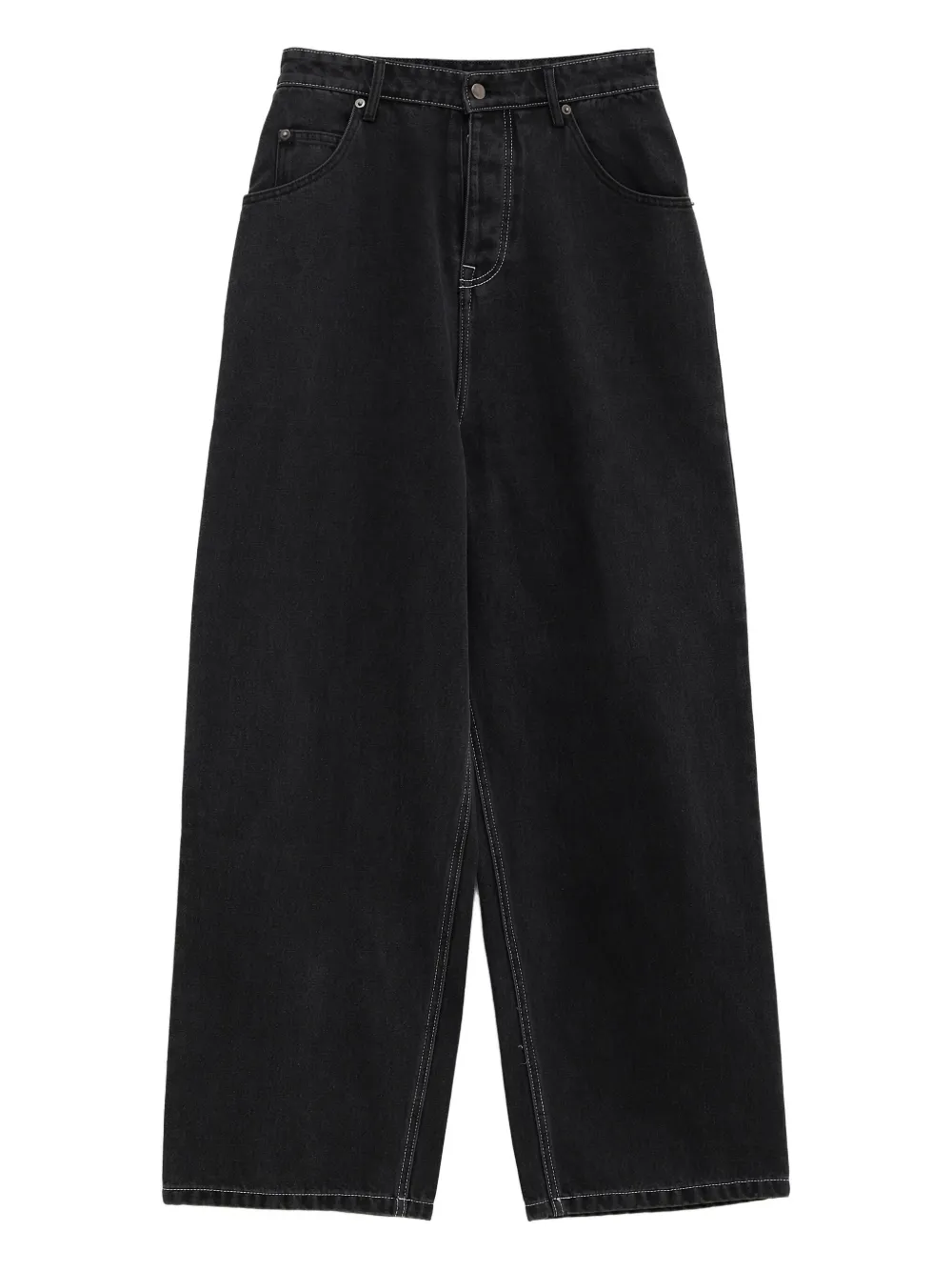 NIIHAI star-studded baggy jeans - Nero