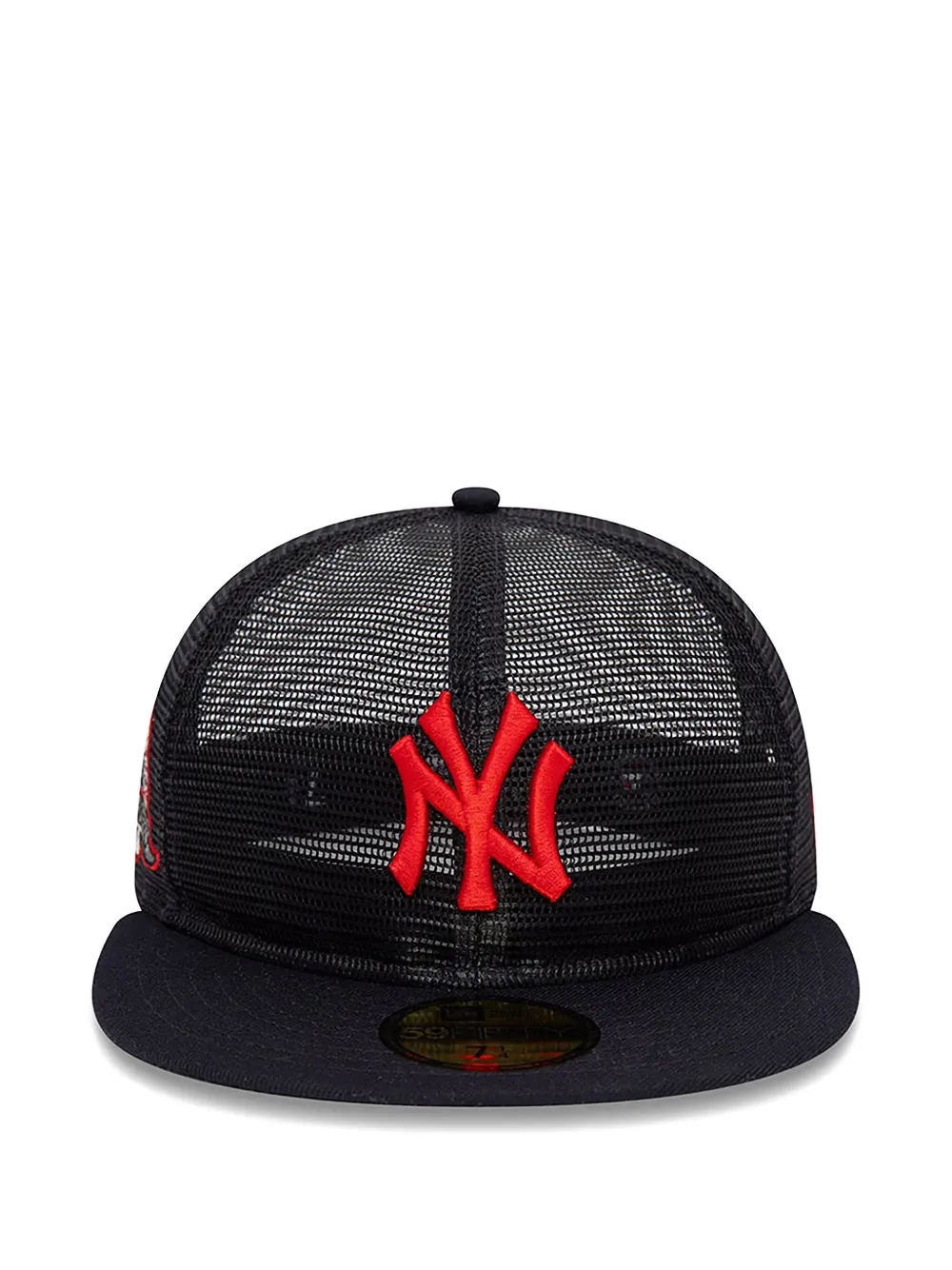 NEW ERA CAP Atlanta Braves mesh-panel NY logo cap - Blu