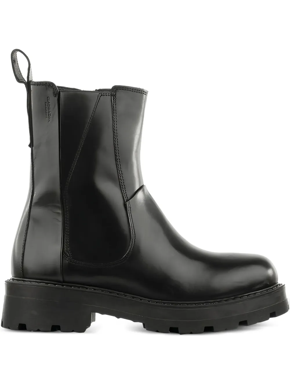VAGABOND Cosmo 2.0 zip-detail platform boots - Nero