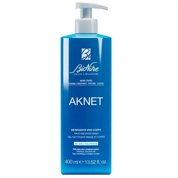 Bionike Aknet Gel Detergente Purificante Viso E Corpo 400ml