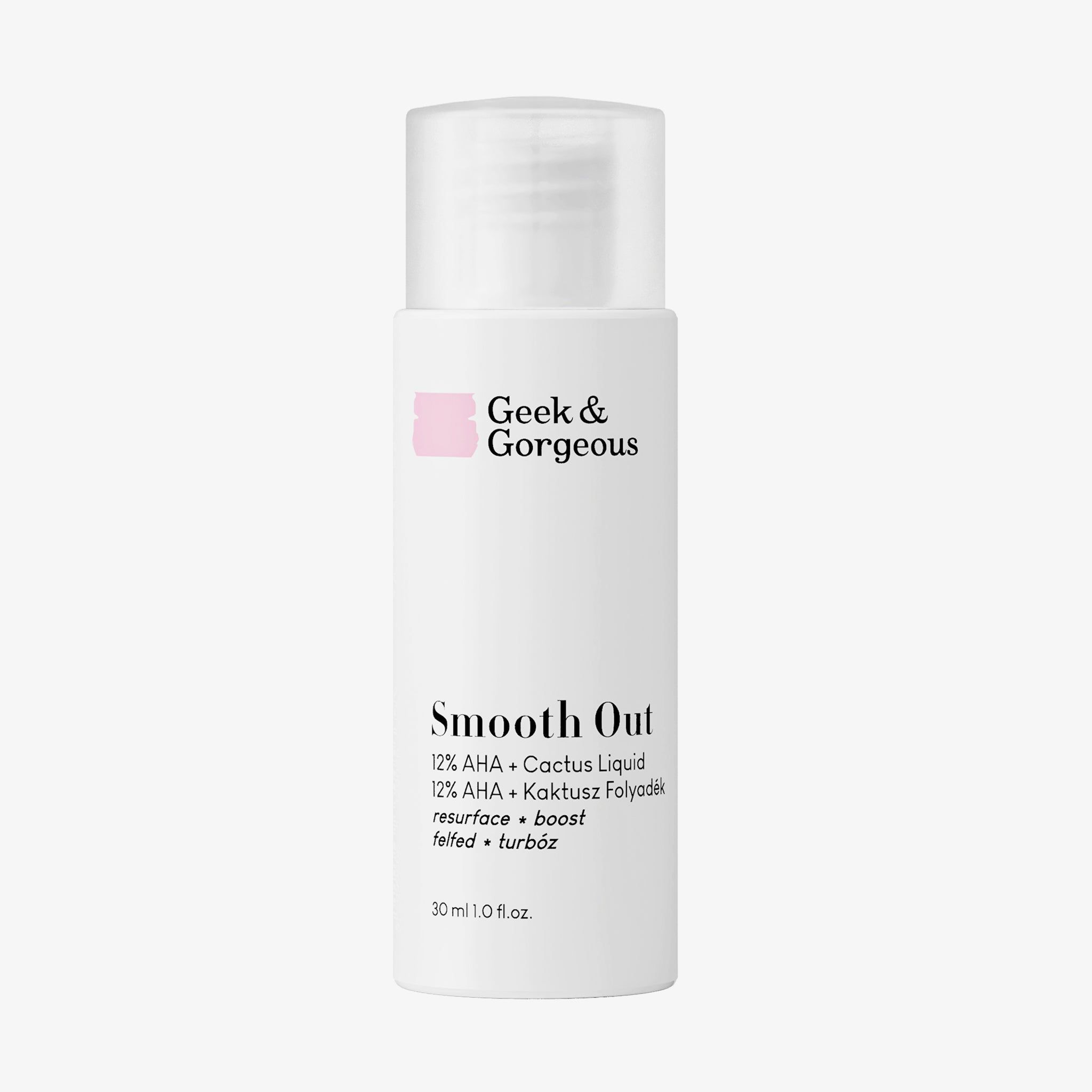 Geek & Gorgeous Smooth Out peeling antietà con il 12% di AHA ed estrat