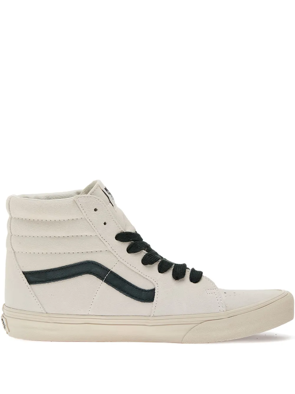 Vans suede-panel high-top sneakers - Bianco