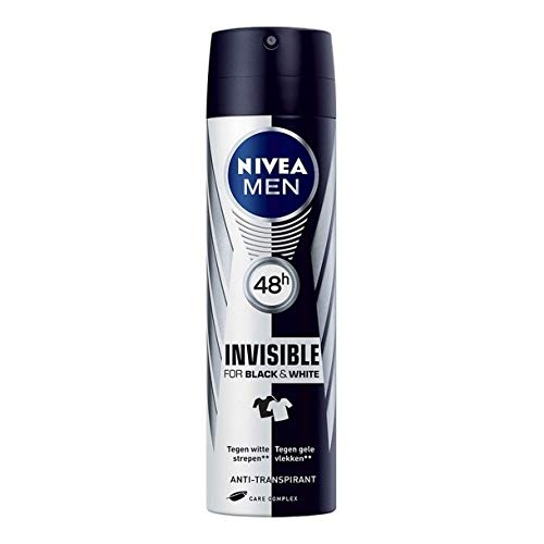 Deo. Nivea Men 200 Ml Spray Invisible 5 In 1 Black & White Original 48 H