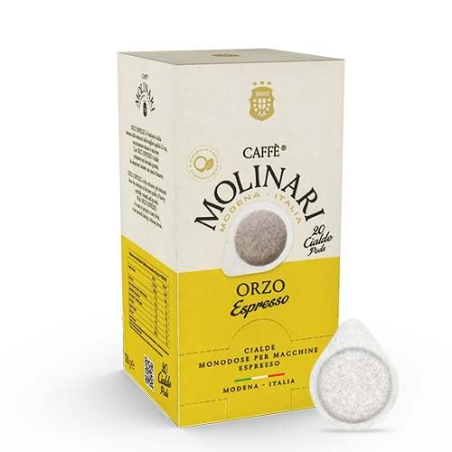 Caffe Molinari 20 Cialde In Carta Orzo Espresso Da 44Mm Bevanda Solubile (1X20)